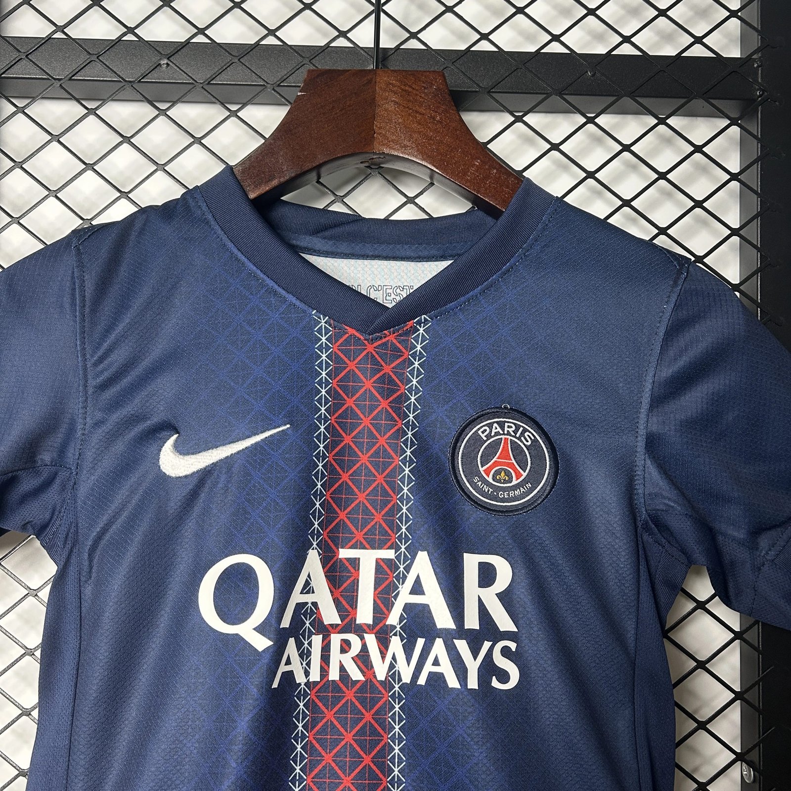 PSG Soccer Jersey Home Kids Kit Jersey+Shorts 2025/26