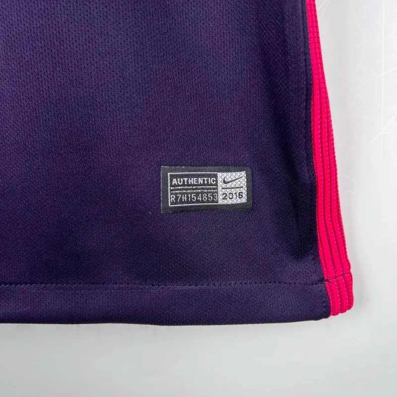 6187148d8d6ca01d135b29b822ce1de39756b6e8 Barcelona Retro Jersey Away Soccer Shirt 2016-17