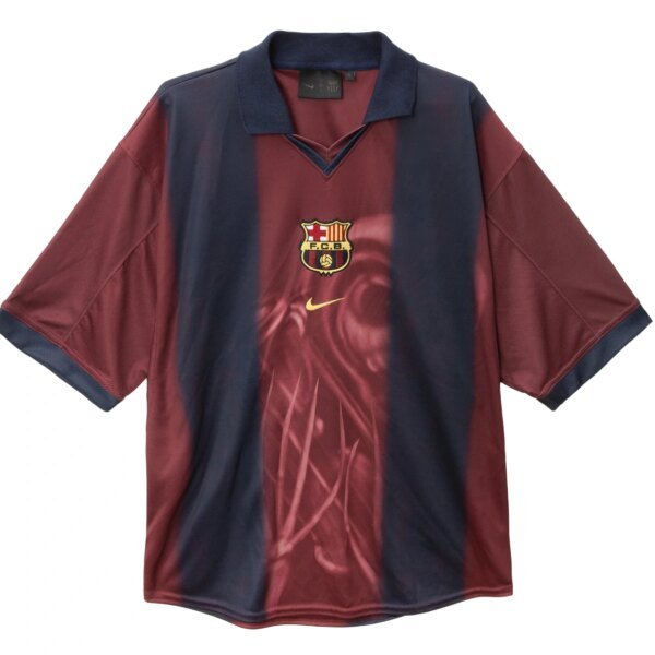 Authentic CJ X FC BARCELONA RETRO 2000/01 HOME SKELETON JERSEY