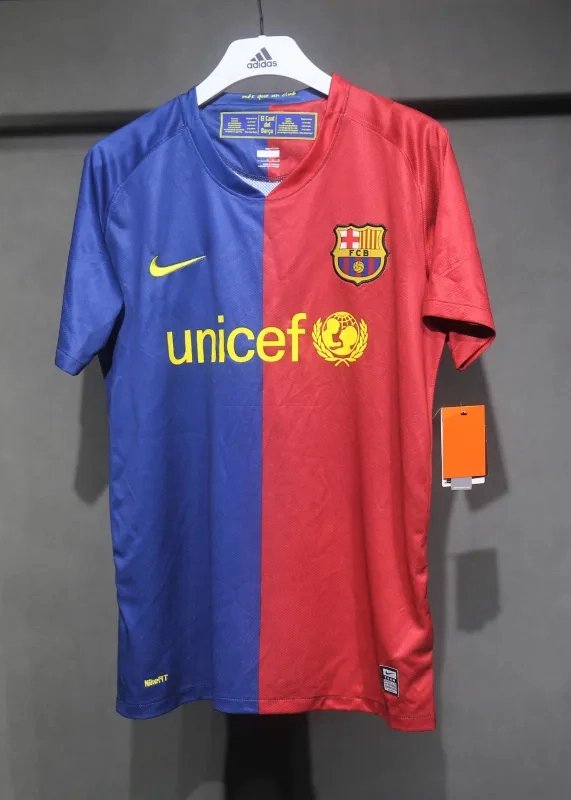 Authentic Barcelona Retro Jersey Home Soccer Shirt 2008-09