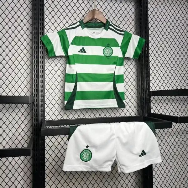 Celtic Soccer Jersey Home Kids Kit Jersey+Shorts 2024/25
