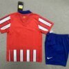 Atletico Madrid Soccer Jersey Home Kids Kit Jersey+Shorts 2024/25