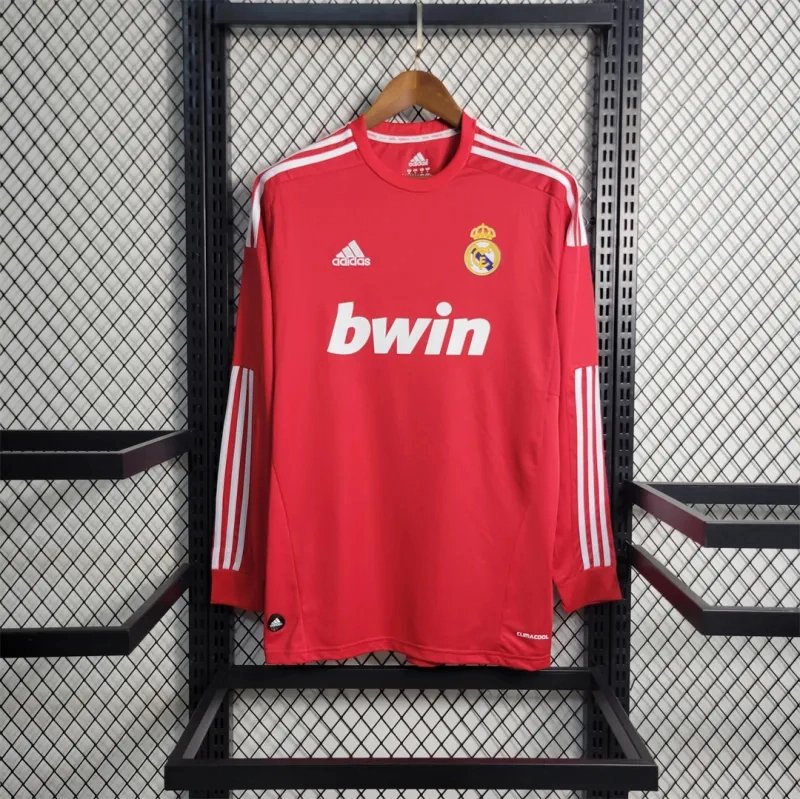 66f96d4d1c390225e0e9afde6af734e58bef76e8 Real Madrid Retro Jersey Away Long Sleeve Soccer Shirt 2011/12