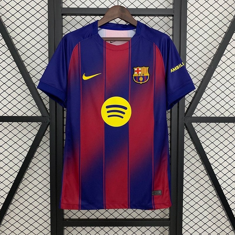 Barcelona Home Soccer Jersey Custom Shirt 2025/26