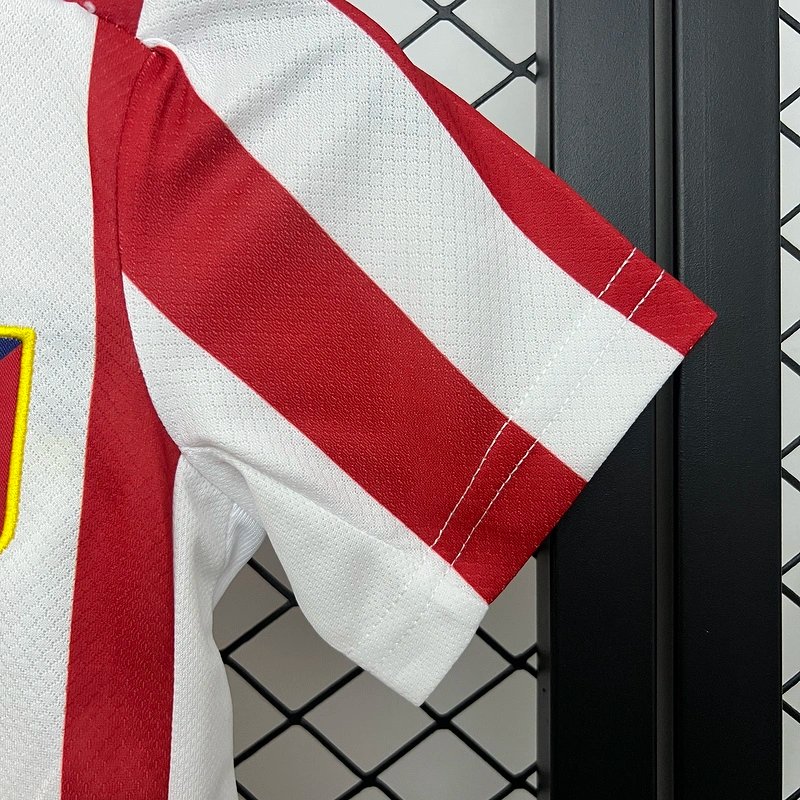 6743ed006b36f7042750ab0aacd97464a5805bf7 Atletico Madrid Soccer Jersey Home Kids Kit Jersey+Shorts 2025/26