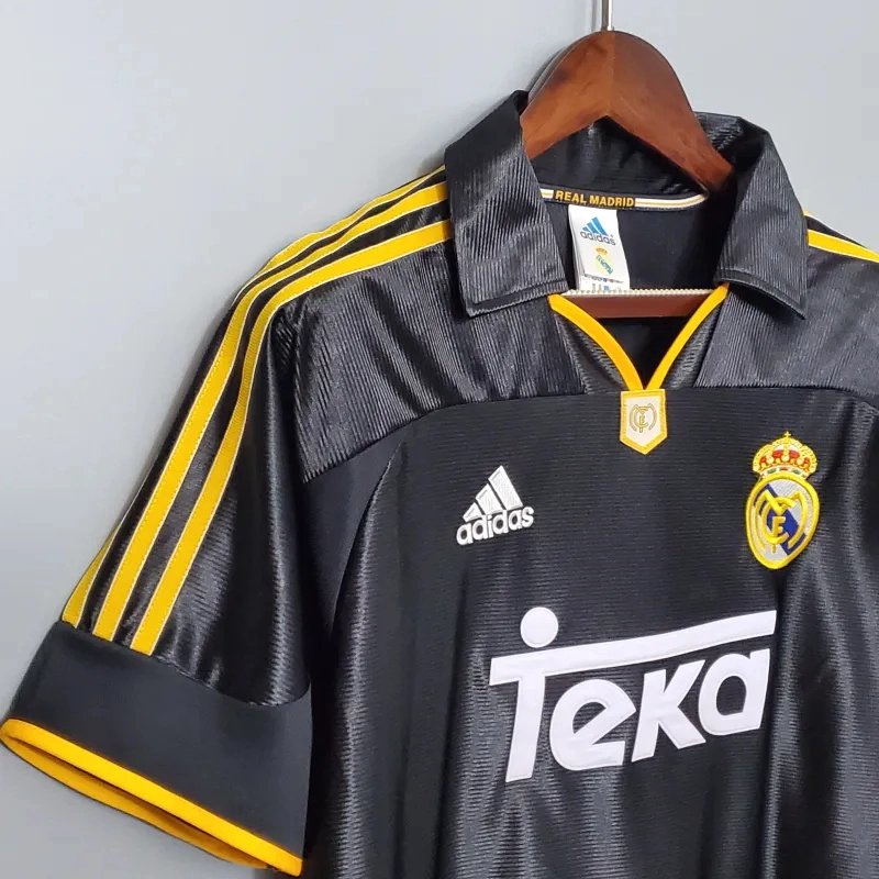 Real Madrid Retro Jersey Away Custom Soccer Shirt 1999-01