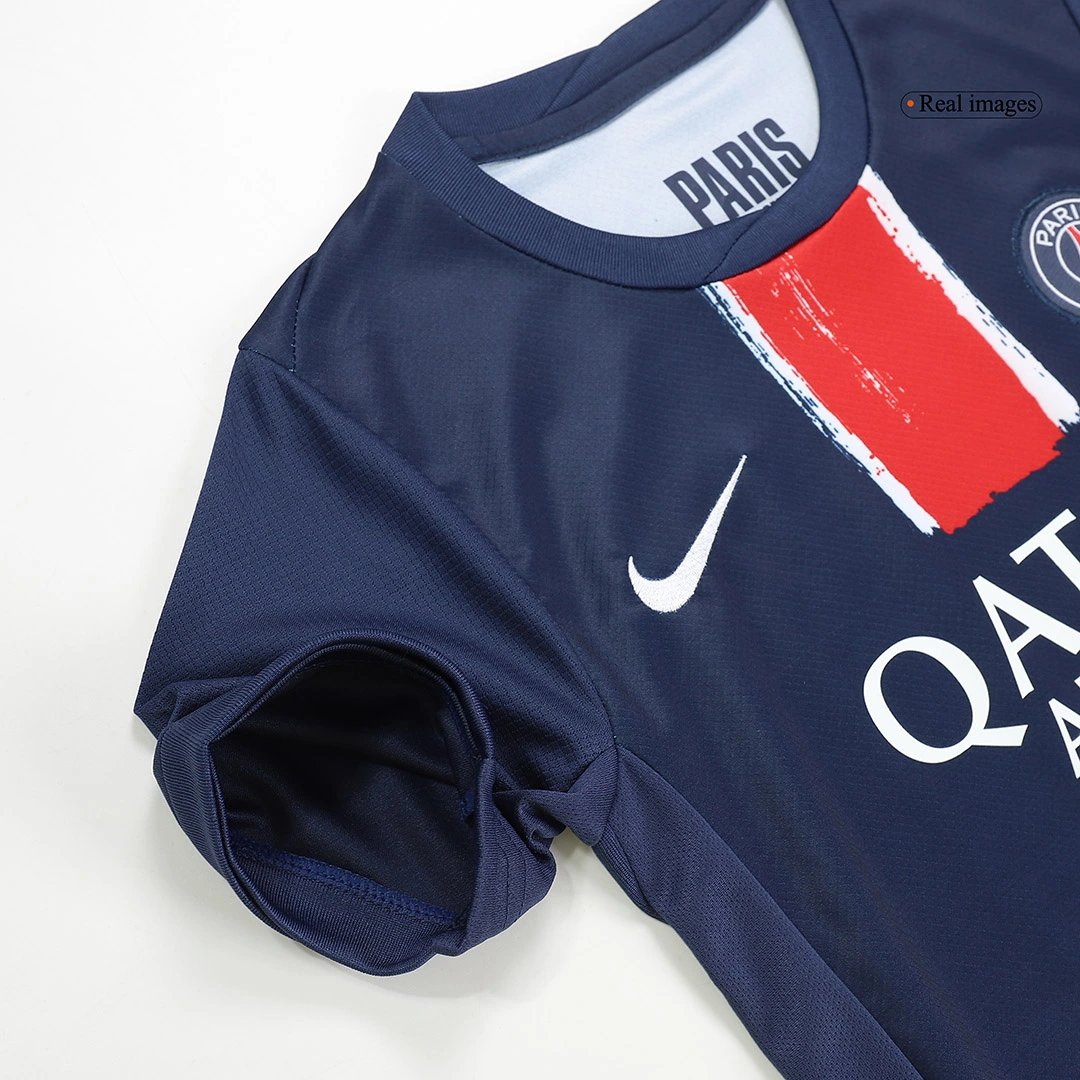 PSG Soccer Jersey Home Kids Kit Jersey+Shorts 2024/25