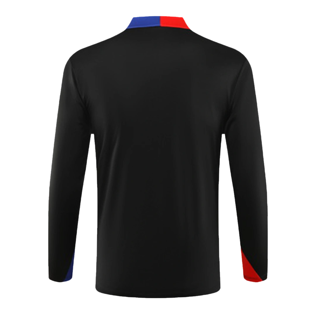 Barcelona Zipper Sweatshirt Kit (Top+Pants) 2024/25