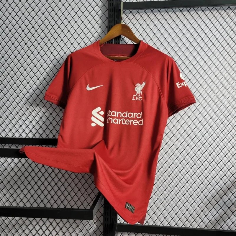 Liverpool Retro Football Jersey Home Custom Shirt 2021/22