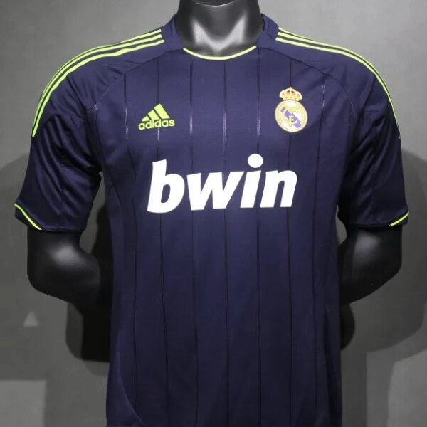 Real Madrid Authentic Retro Jersey Away Soccer Shirt 2012/13