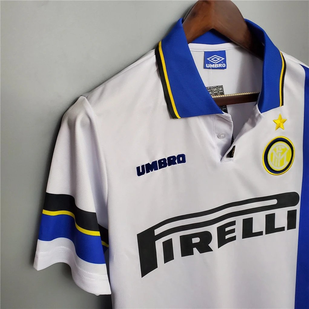 Inter Milan Jersey Custom Away Soccer Jersey 1997/98