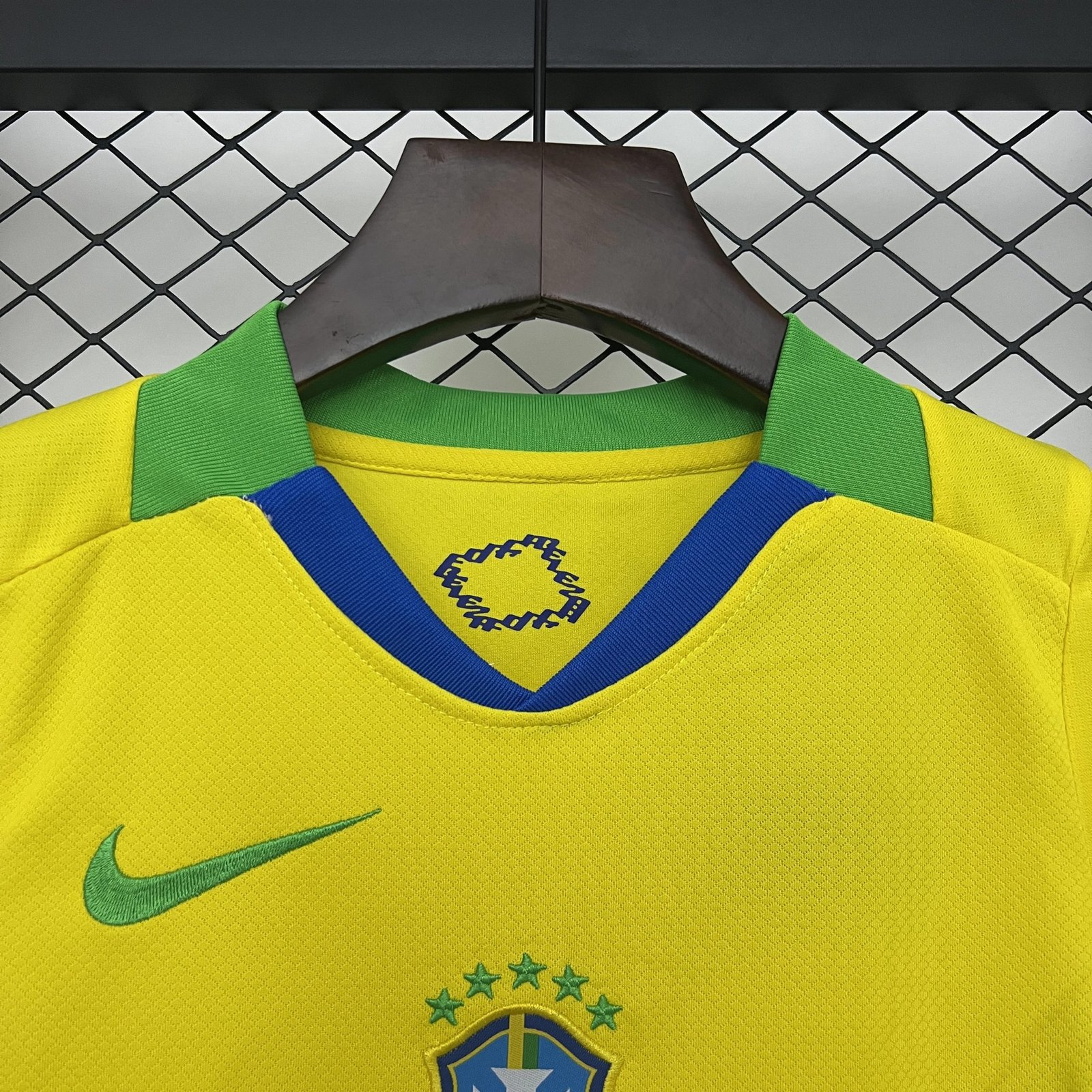 6a27ae83f4562d71521e240b07ac05612f48cbe0 Brazil Home Soccer Uniform Kids Kit Jersey+Shorts 2025