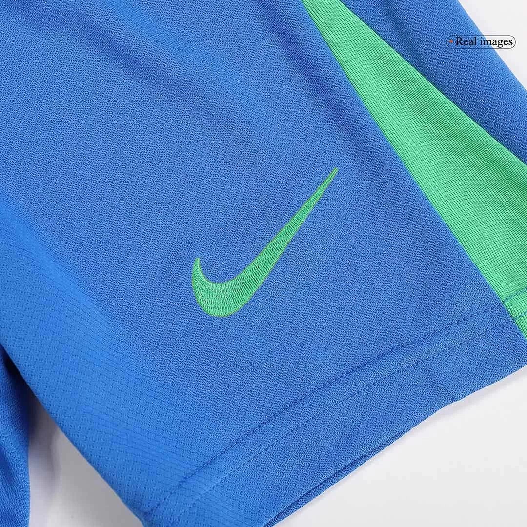 Brazil Home Soccer Uniform Kids Kit Jersey+Shorts Copa America 2024
