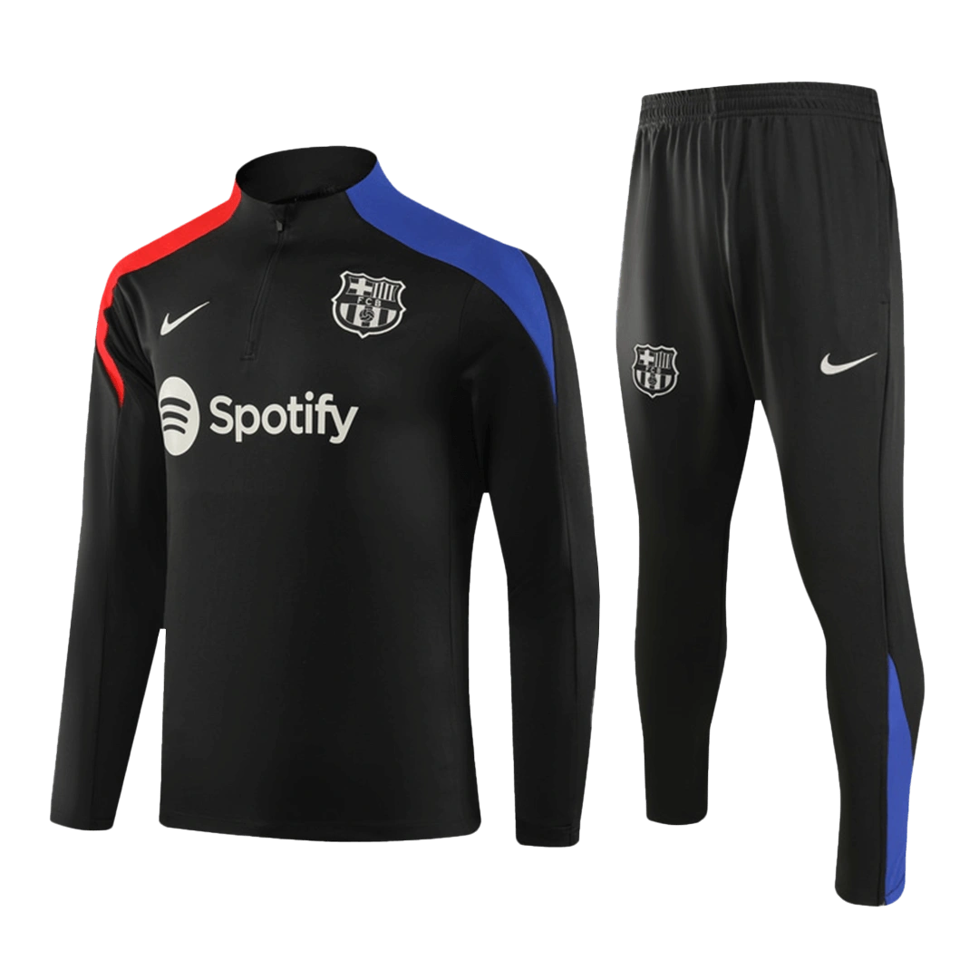 Barcelona Zipper Sweatshirt Kit (Top+Pants) 2024/25