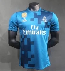 6de76cae6312c6131102c9b91dfae989e4434cbf Real Madrid Authentic Retro Jersey Third Away Soccer Shirt 2017/18