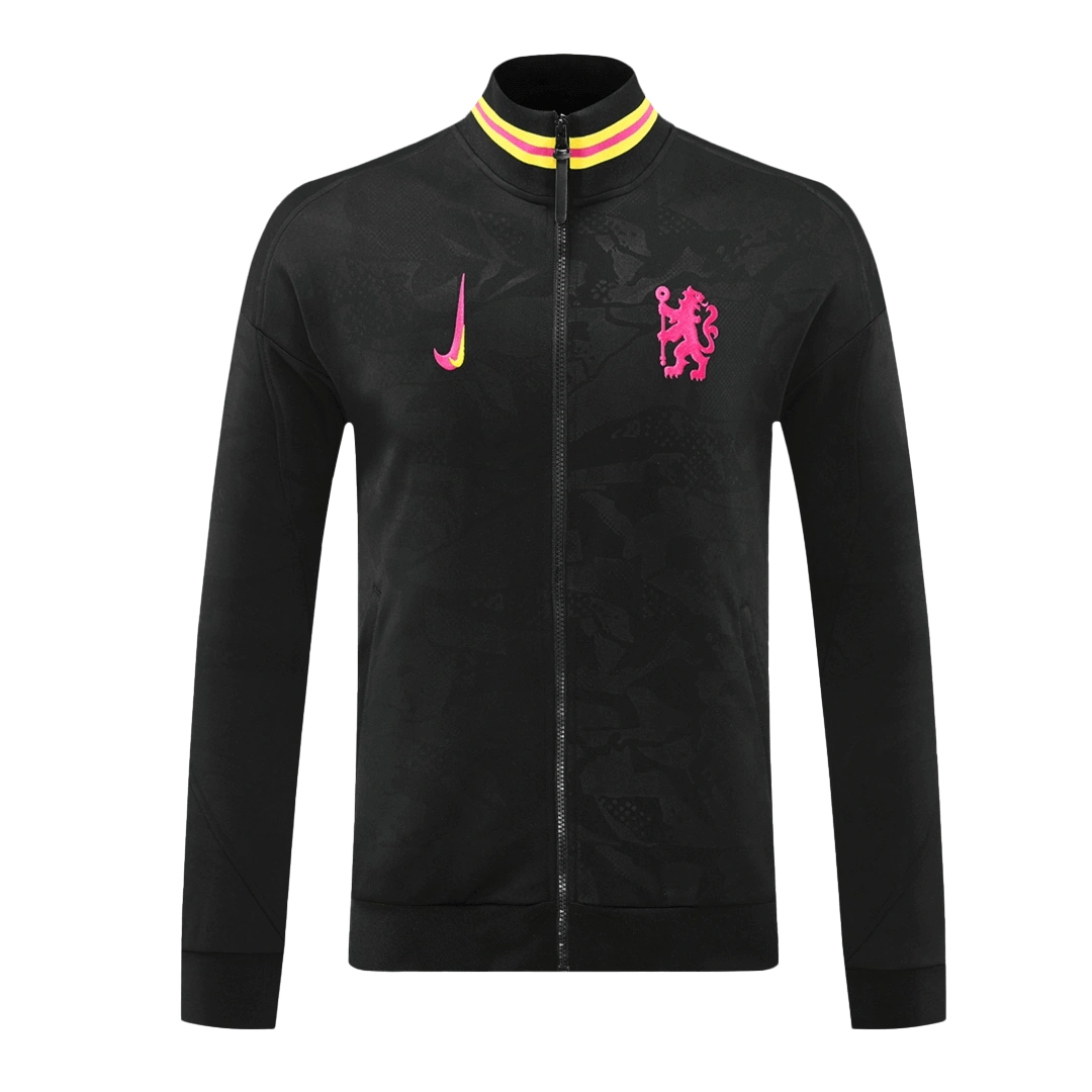 Chelsea Full Zipper Training Kit (Jacket+Pants) Black 2024/25