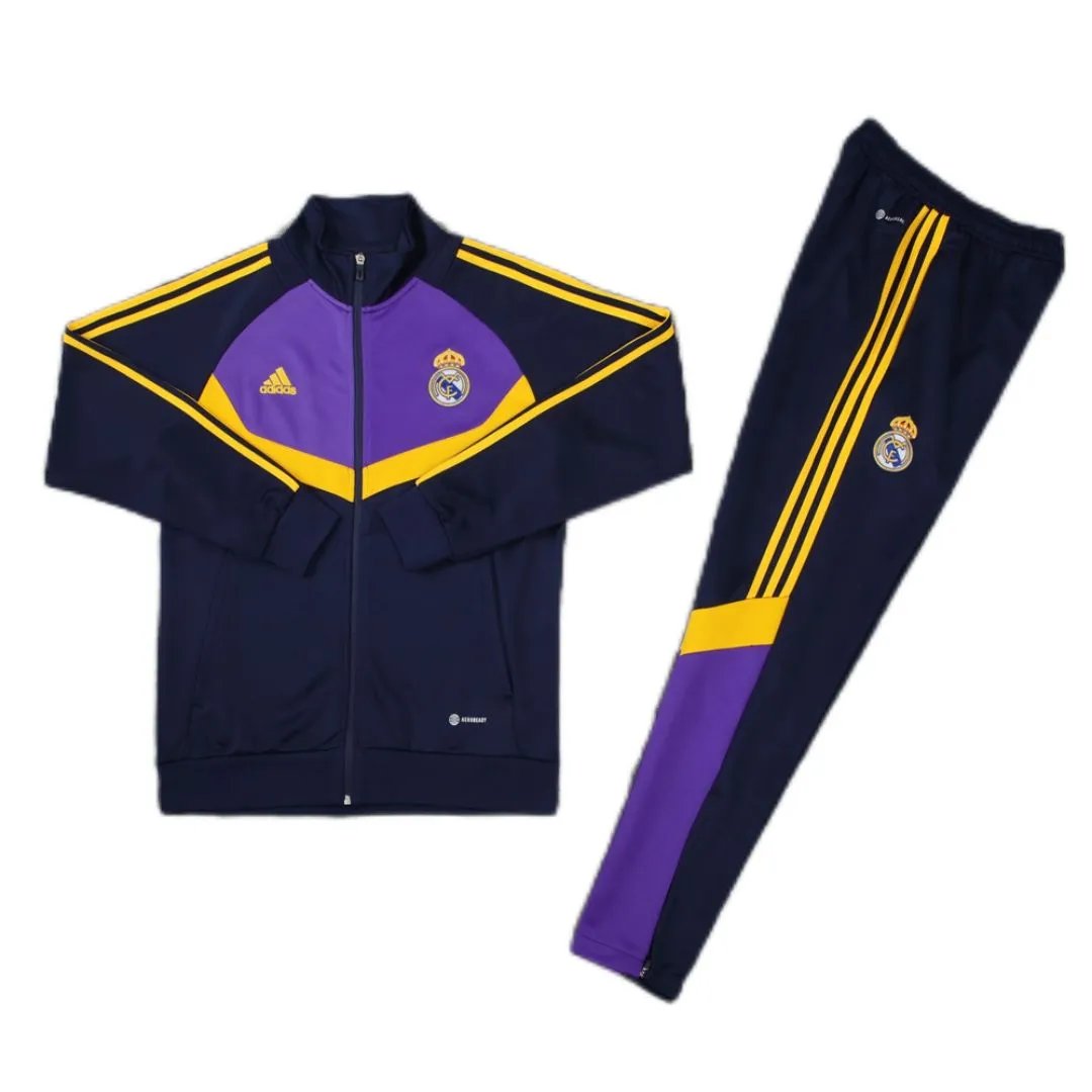 6dfee43f936a084dfc3a8e36300c3574005e6584 Real Madrid Training Kit (Jacket+Pants) Navy 2024/25