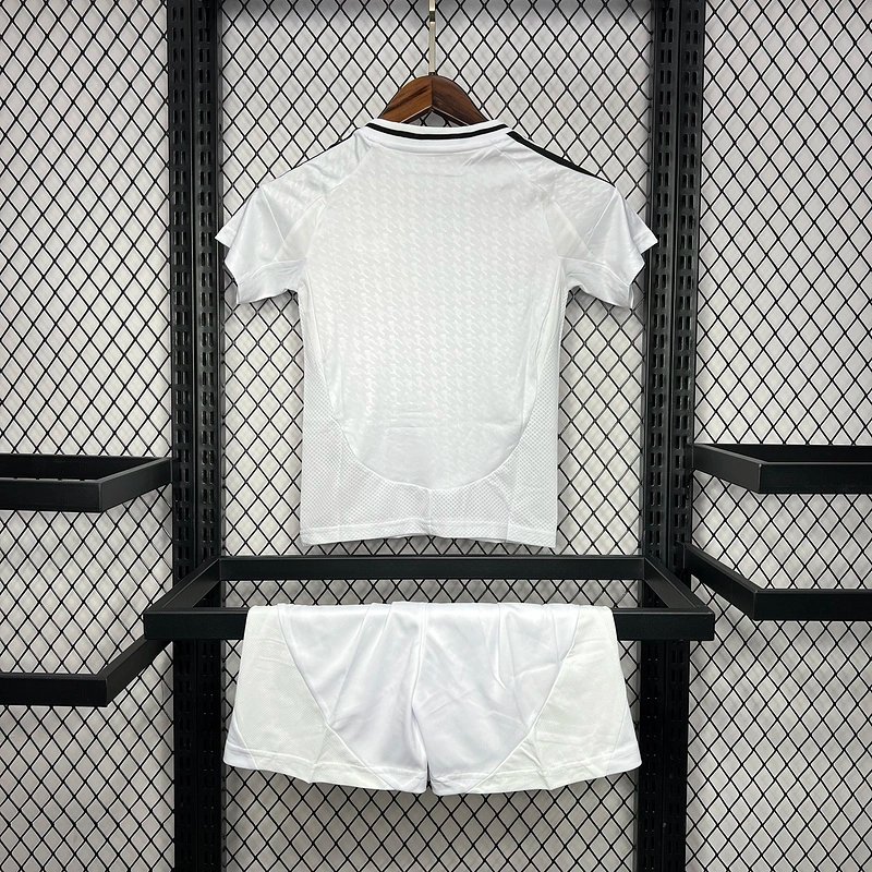 700aa7d5aff7a89c571b21e4cee909c3ba4272ad Real Madrid Home Soccer Uniform Kids Kit Jersey+Shorts 2024/25