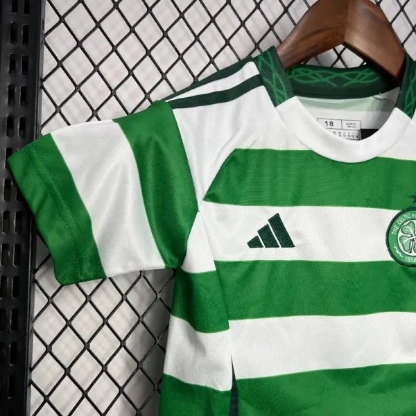 Celtic Soccer Jersey Home Kids Kit Jersey+Shorts 2024/25