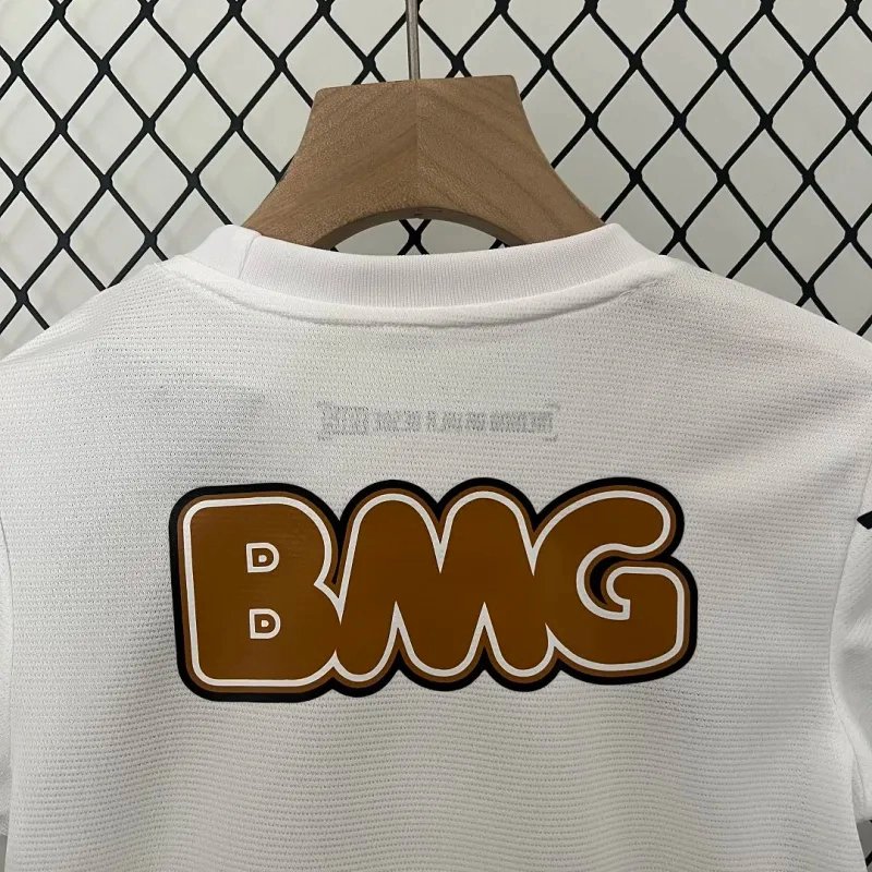 Santos FC Retro Soccer Jersey Home Kids Kit Jersey+Shorts 2012