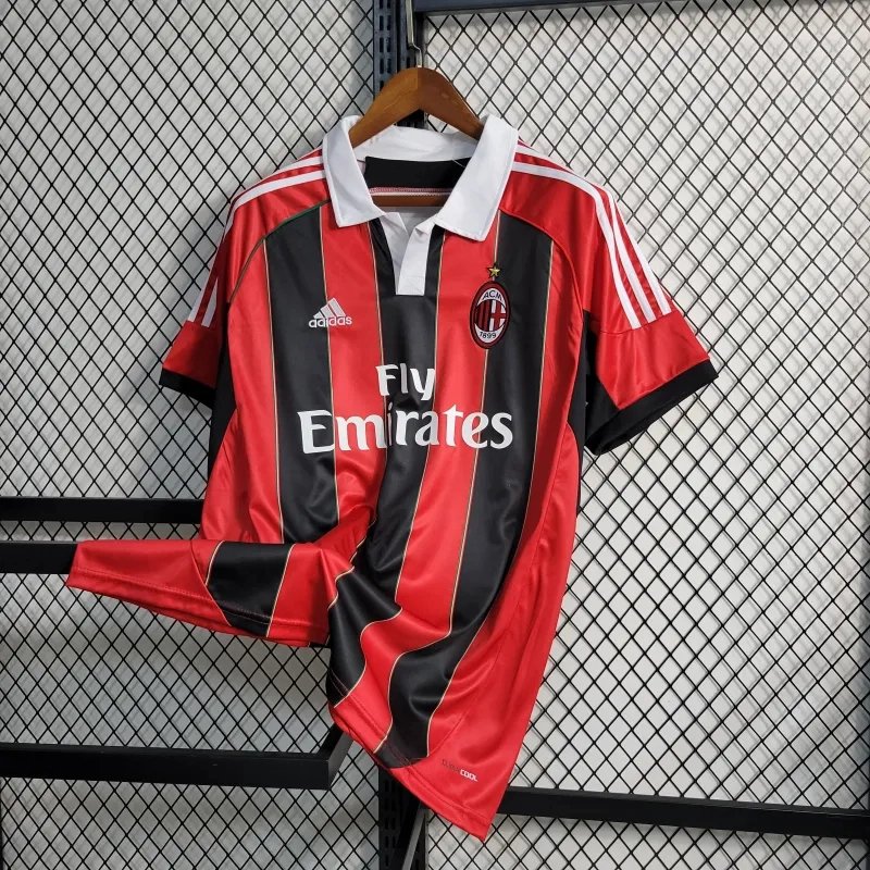 AC Milan Retro Soccer Jersey Home Custom Shirt 2012/13