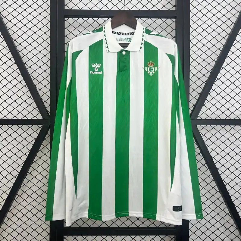 Real Betis Home Long Sleeve Soccer Jersey 2024/25