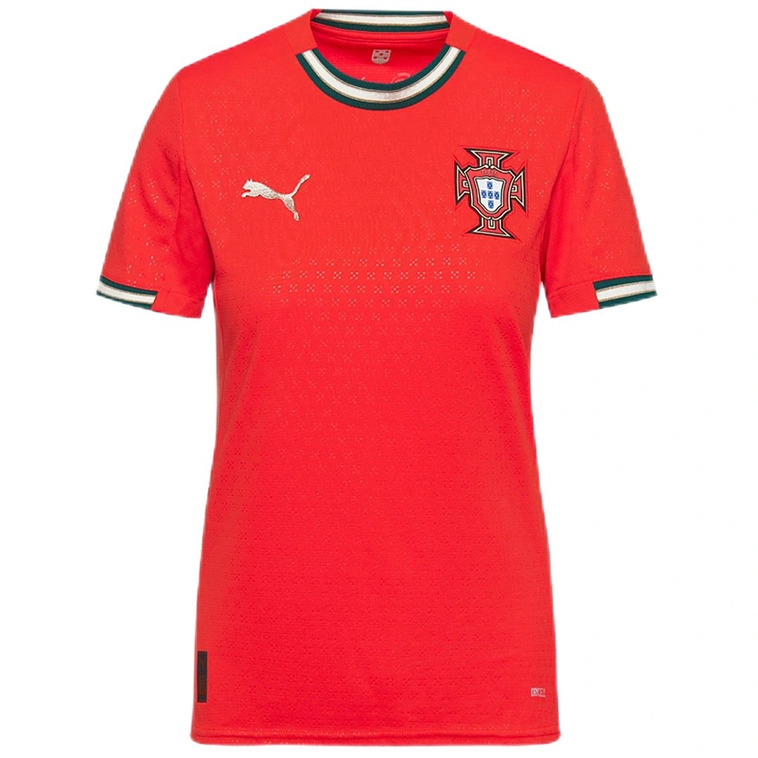 Portugal Soccer Jersey Home Women's Custom Shirt 2025
