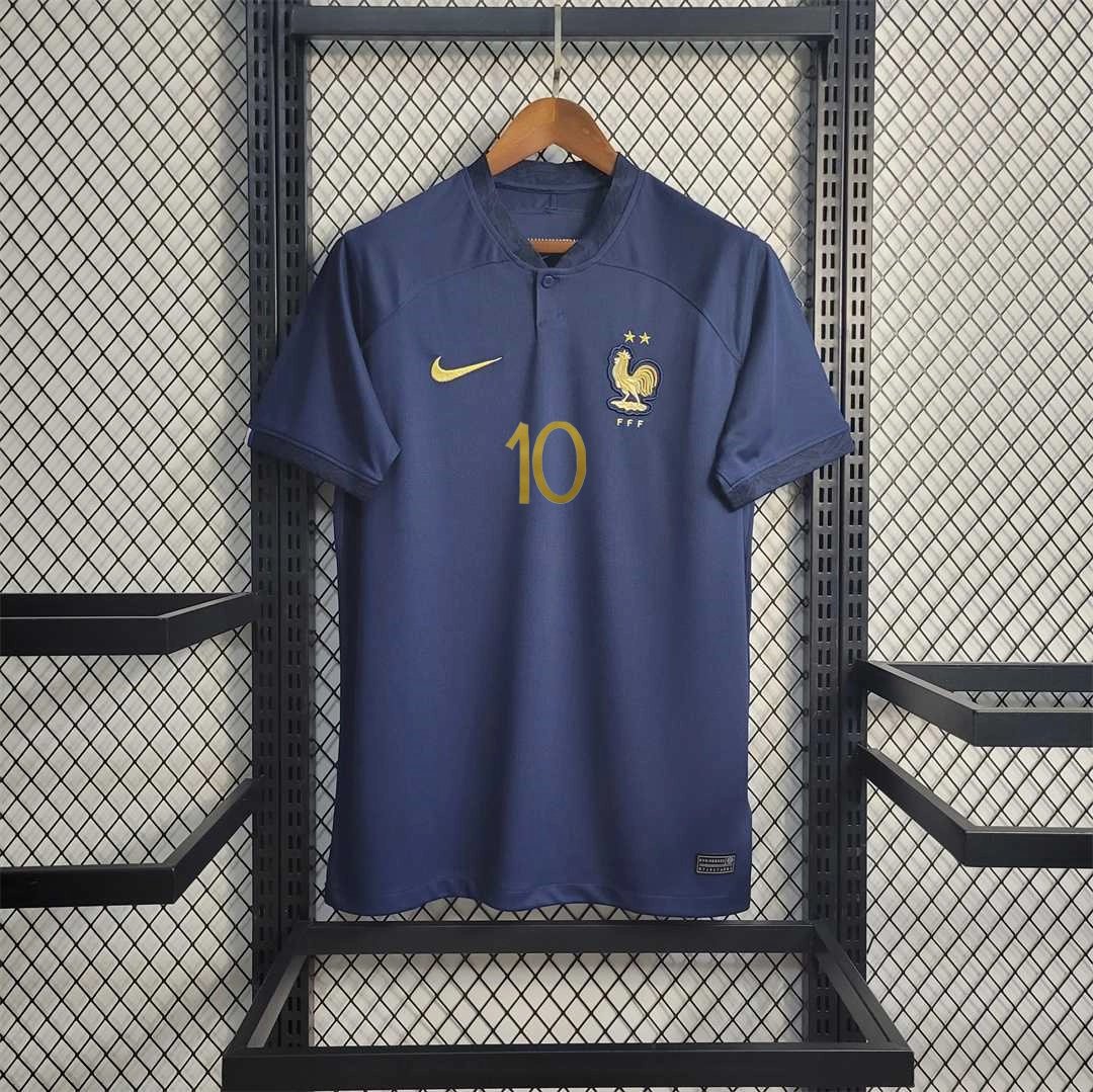 France Retro Soccer Jersey Home Custom Shirt World Cup 2022