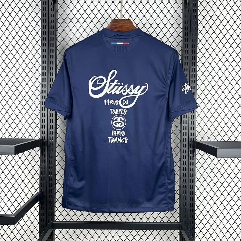PSG Soccer Jersey Home x Stussy Custom Shirt 2024/25