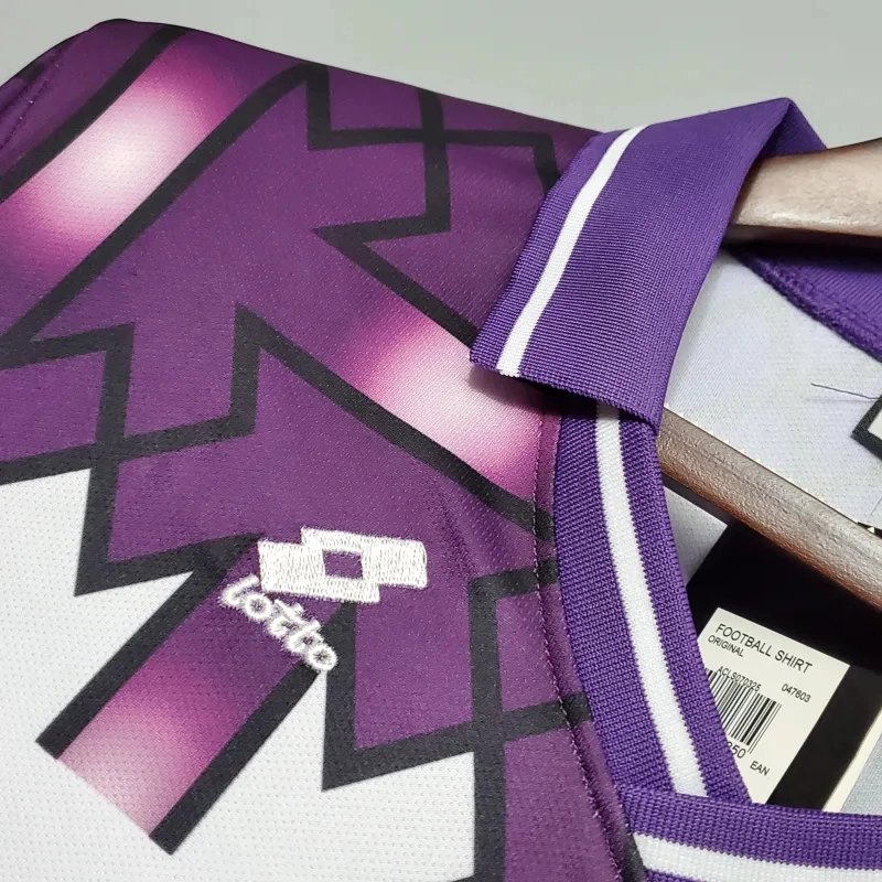 75371649301bc52a4b7edf6e01b5e718ace5a691 Fiorentina Retro Soccer Jersey Away Custom Shirt 1992/93