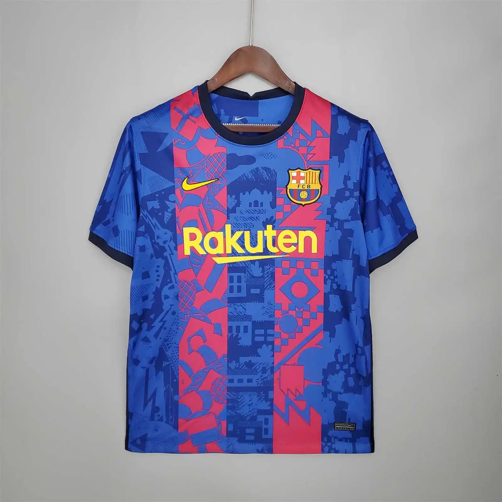 Barcelona Retro Jersey Third Away Soccer Shirt 2021/22
