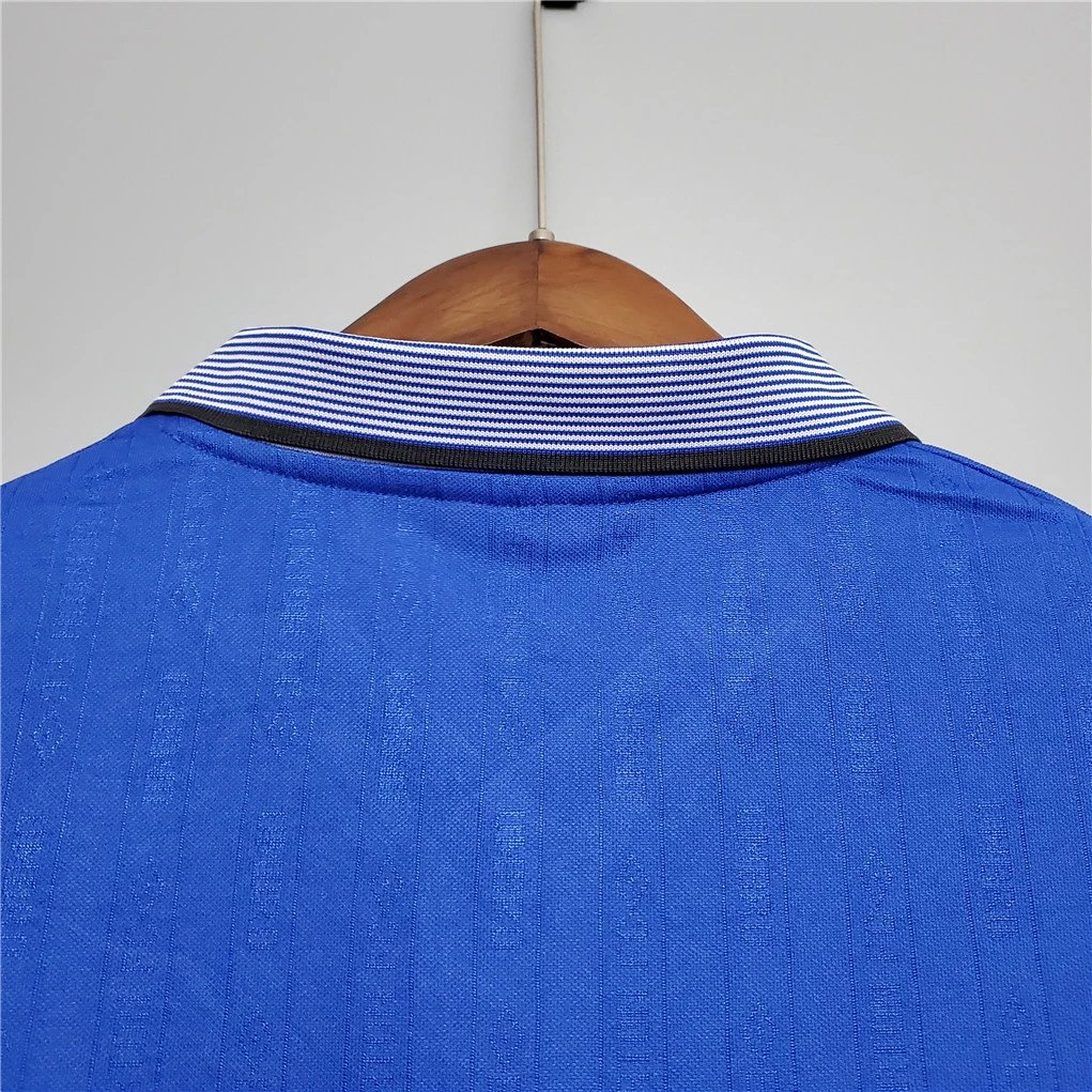 Everton Retro Football Jersey Home Custom Shirt 1994/95