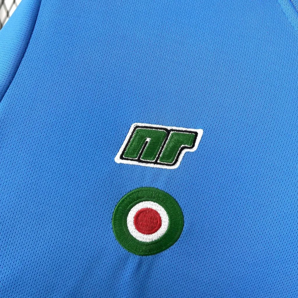 Napoli Retro Soccer Jersey Home Custom Maradona Shirt 1987-88