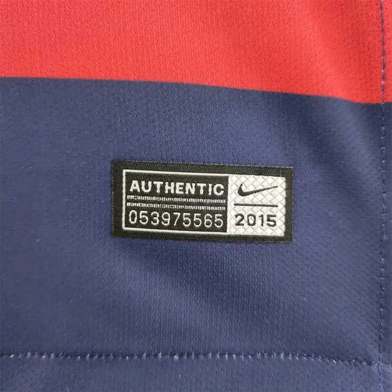 Barcelona Retro Jersey Home Soccer Shirt 2015-16