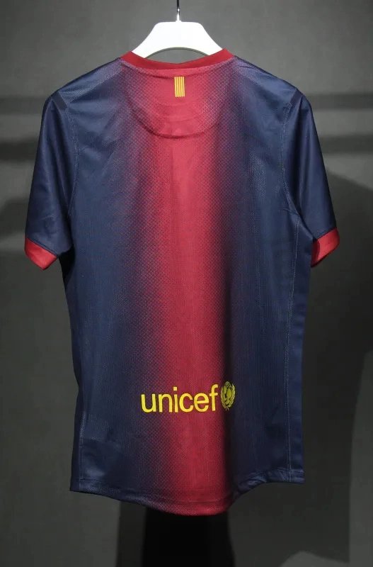 Authentic Barcelona Retro Jersey Home Soccer Shirt 2012-13