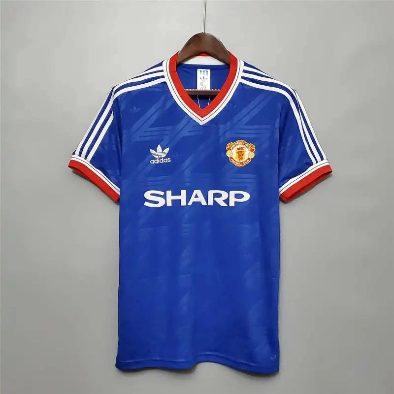 76c4d54264cac1c816c8b83710e0f7de614c9983 Manchester United Retro Home Football Jersey Shirt 1986/88
