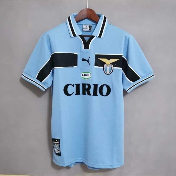 782b3254c35476b5278ddacb2fc4549da25aab8a Lazio Retro Soccer Jersey Home Custom Shirt 1998/99
