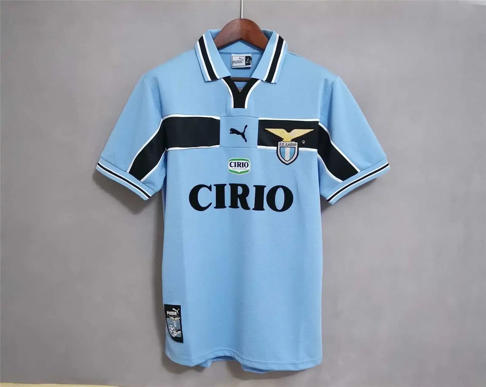 Lazio Retro Soccer Jersey Home Custom Shirt 1998/99