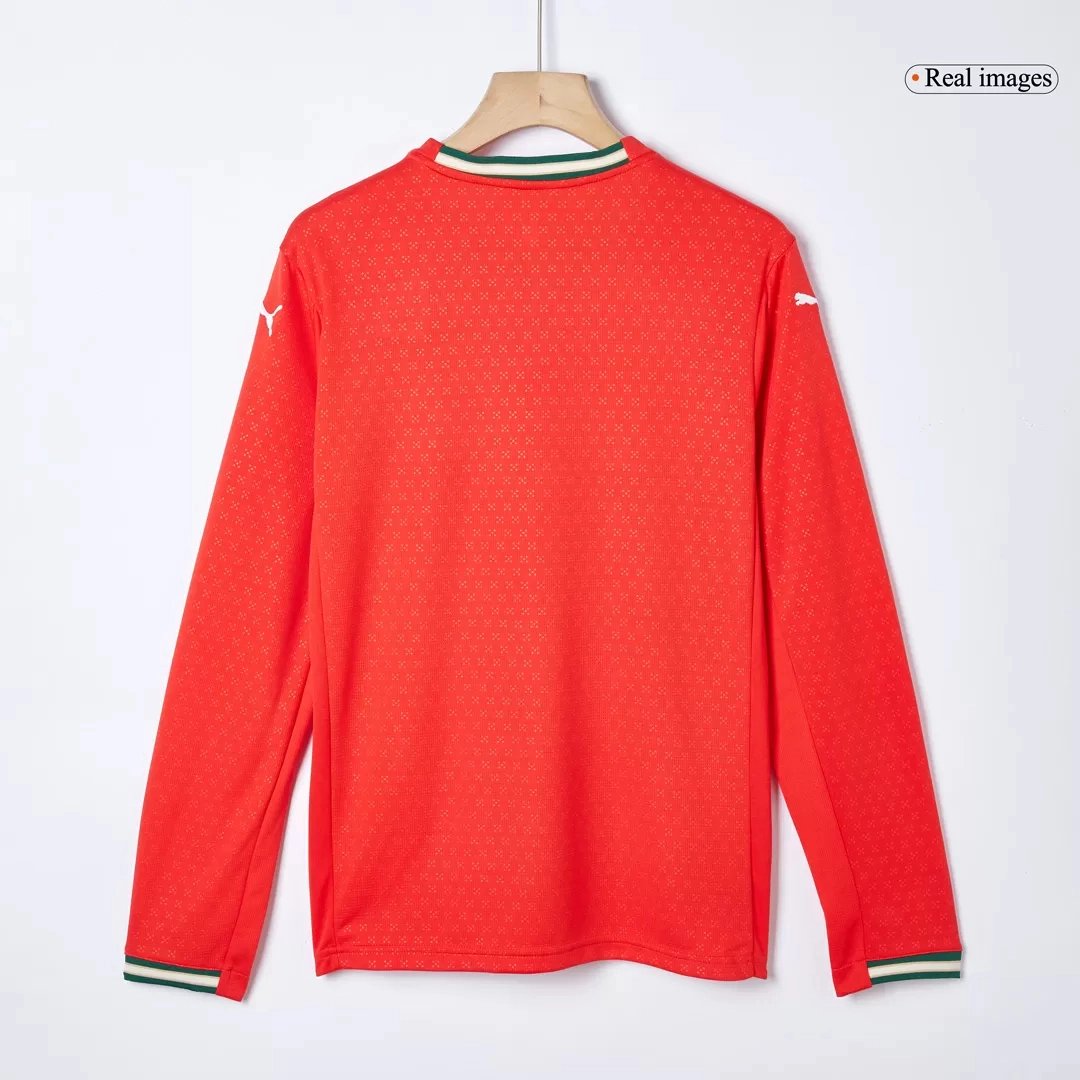 Portugal Soccer Jersey Home Long Sleeve Custom Shirt 2025