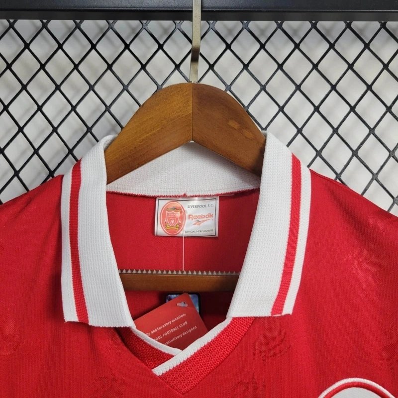 789aaaf6318370644261d7ac546ae1984c8e8cce Liverpool Retro Football Jersey Home Custom Shirt 1996/97