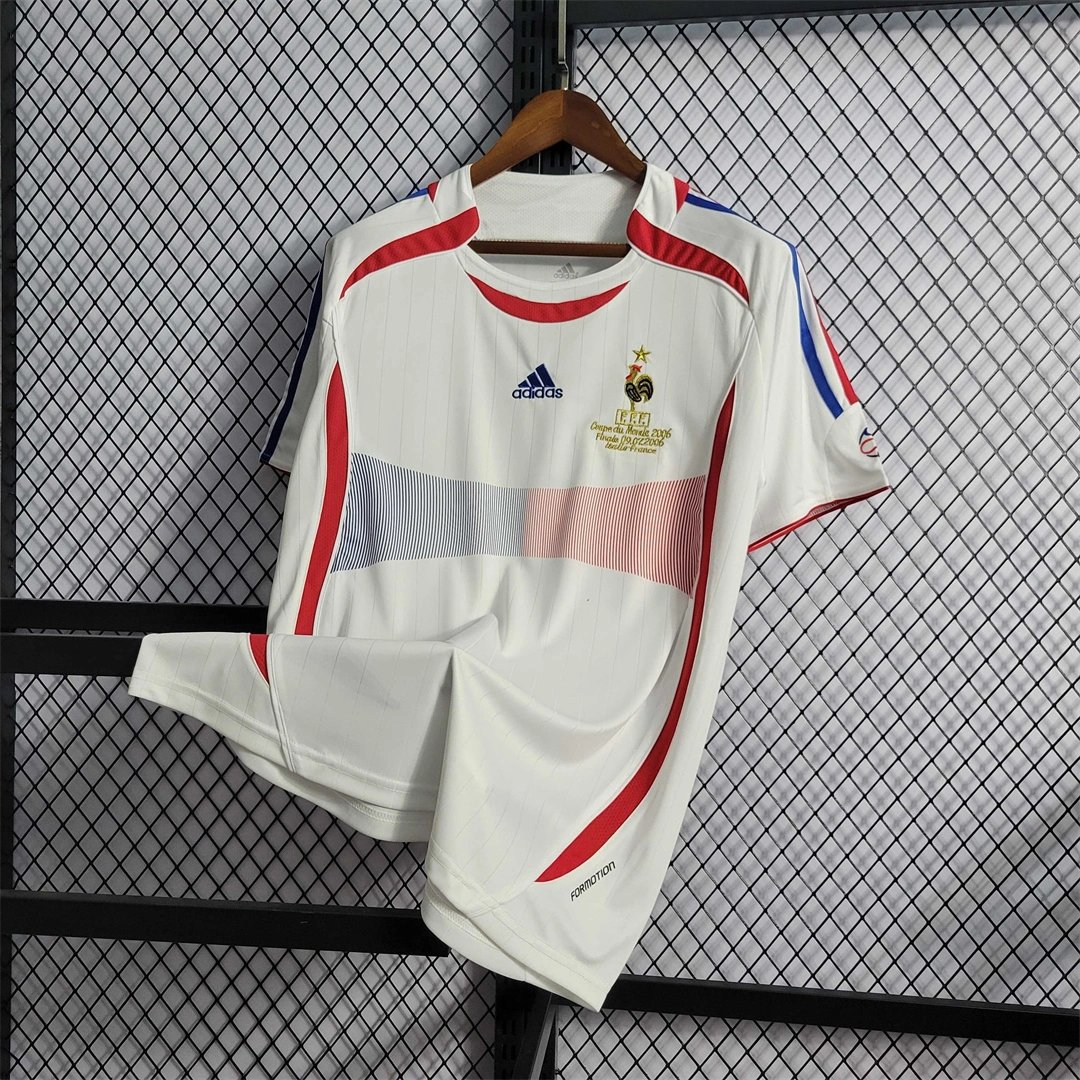 796c059ed65bcd7e37b00fbbe96ea553f6994019 France Retro Soccer Jersey Away Custom Shirt World Cup 2006