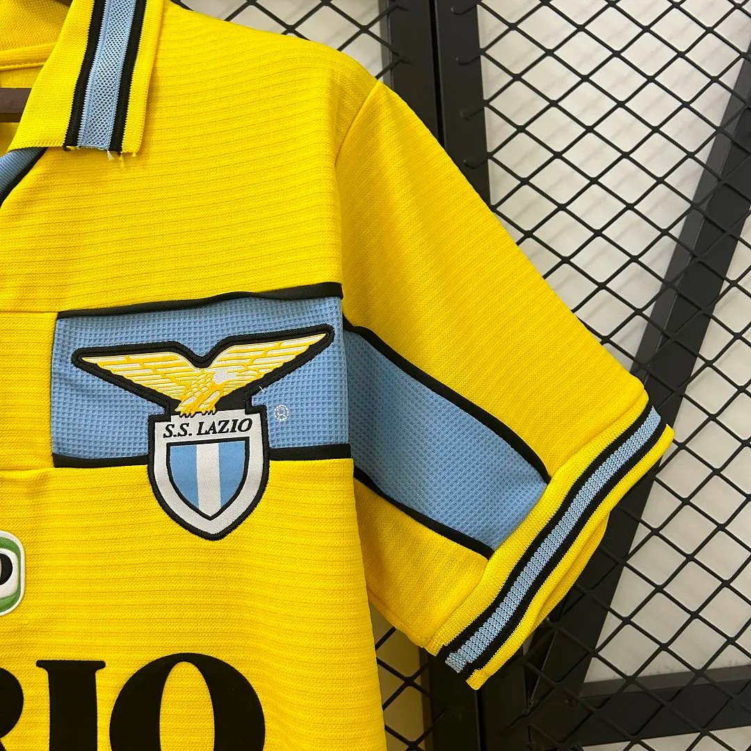 Lazio Retro Soccer Jersey Away Custom Shirt 1998-00