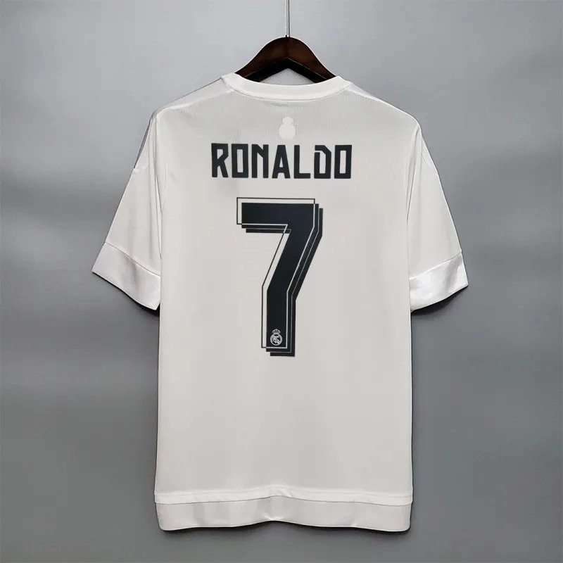 Real Madrid Retro Jersey Home Custom Soccer Shirt 2015/16