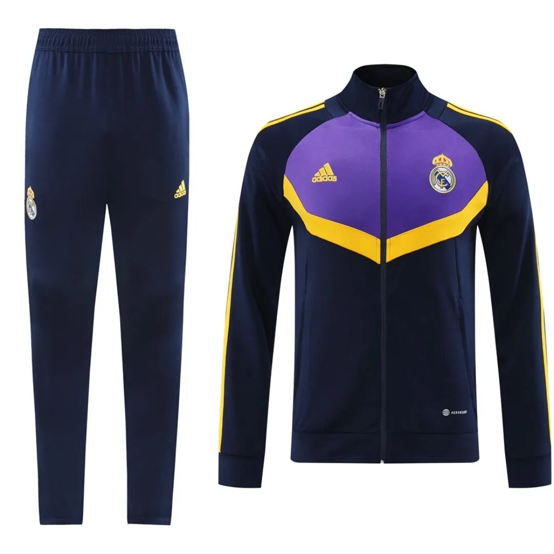 7cf5e8a78724eff1100ec6d632e93a3c9c12cdd5 Real Madrid Training Kit (Jacket+Pants) Navy 2024/25