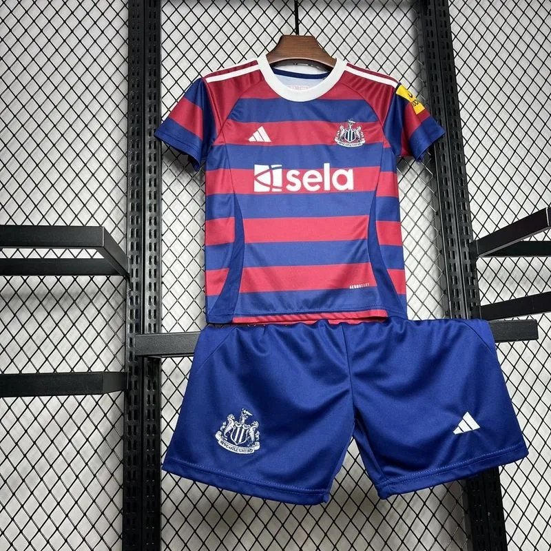 Newcastle United Football Jersey Away Kids Kit Jersey+Shorts 2024/25