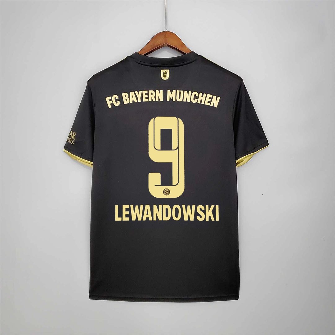 Bayern Munich Retro Jersey Away Soccer Shirt 2021/22