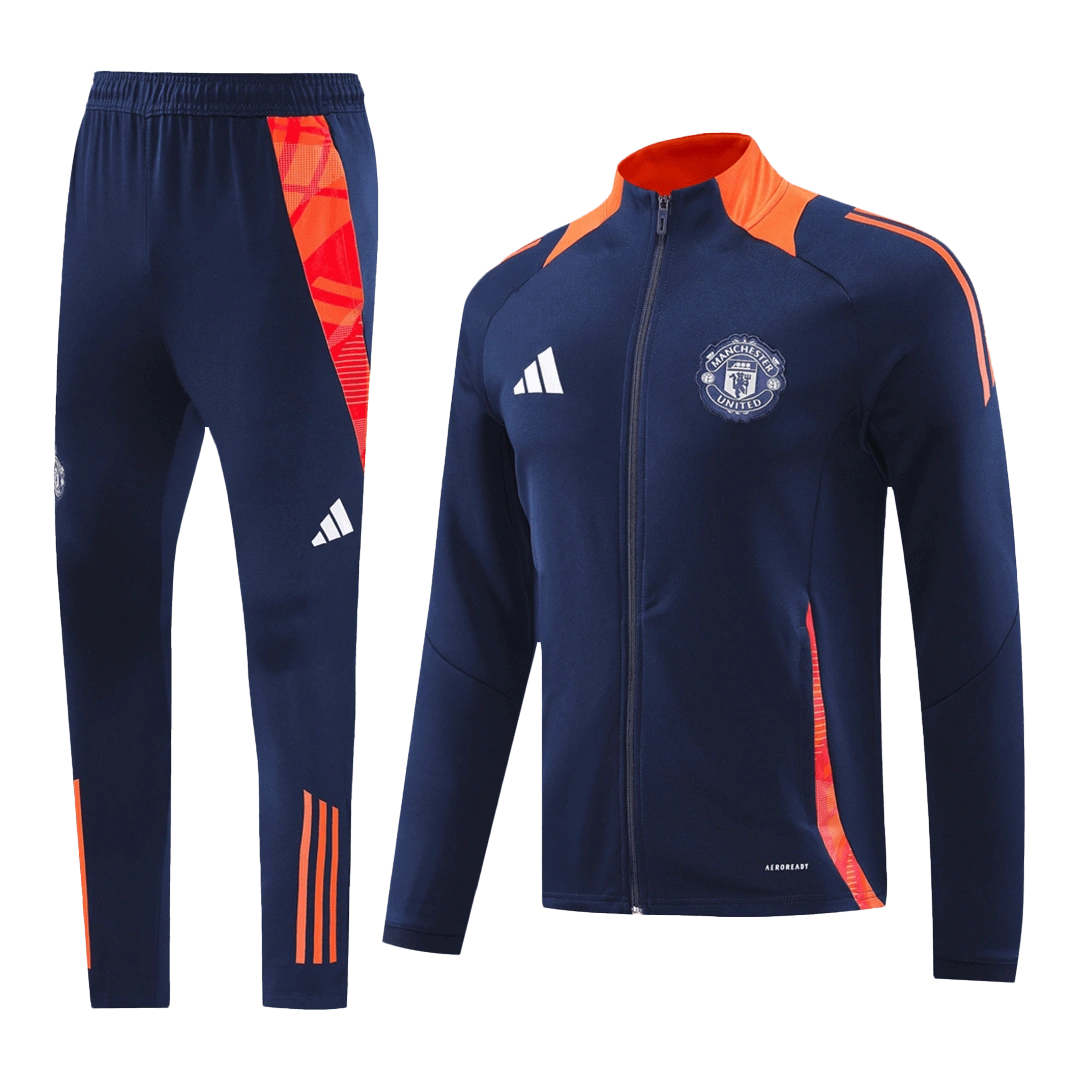 7dbbdc676231df32f7e953113ecfe0e0402fe472 Manchester United Training Jacket Kit (Jacket+Pants) Navy 2024/25