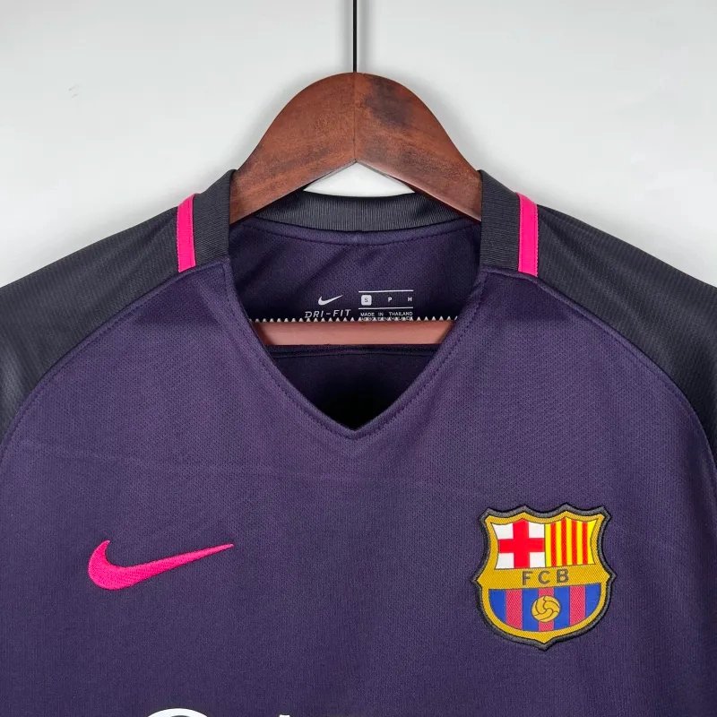 7e5abb7b5ccddba654cd4dbf575b7463bcdcafb2 Barcelona Retro Jersey Away Soccer Shirt 2016-17